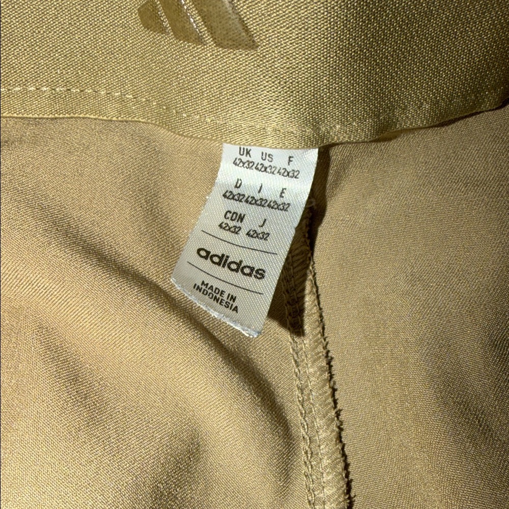 Adidas Men's Golf Khaki Pants size 38x32 - Picture 6 of 11